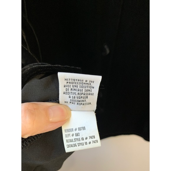 Eddie Bauer XL Velvet Shirt Womens Long Sleeve Button Up Top Career Wear Blouse - Picture 10 of 10